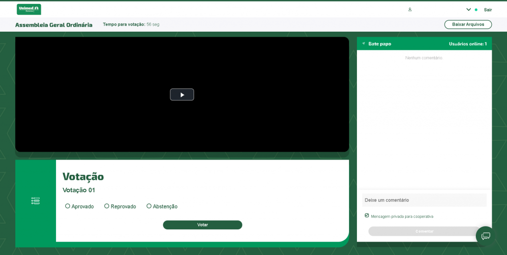 Unimed Blumenau realiza assembleia digital com participação de mais de 90% dos cooperados