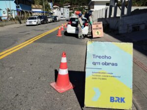 BRK realiza ligação de esgoto na Rua Prefeito Frederico Busch Júnior nesta quinta-feira (11/9)