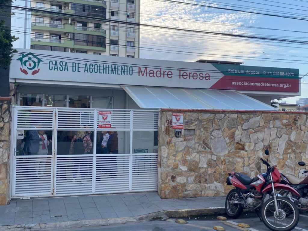 Casa de Acolhimento da Associação Madre Teresa registra 23 mil atendimentos em 2025.