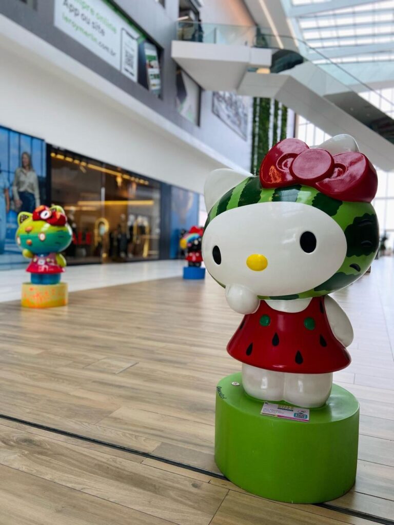 Exposição gratuita da Hello Kitty é atração em Blumenau em março