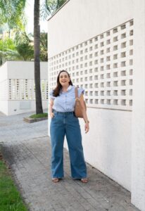 Marca brasileira lança calça jeans que se adapta do 38 ao 56.