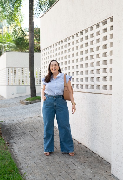 Marca brasileira lança calça jeans que se adapta do 38 ao 56.